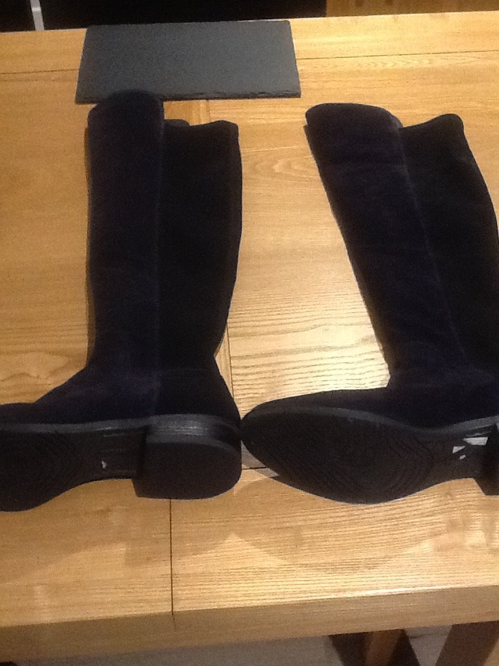 caddy belle black suede boots